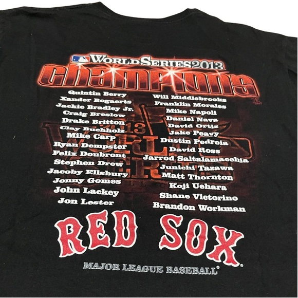 Closing Sale! - Vintage Boston Red Sox 2013 World Series Champs Tee - Majestic - Picture 6 of 6